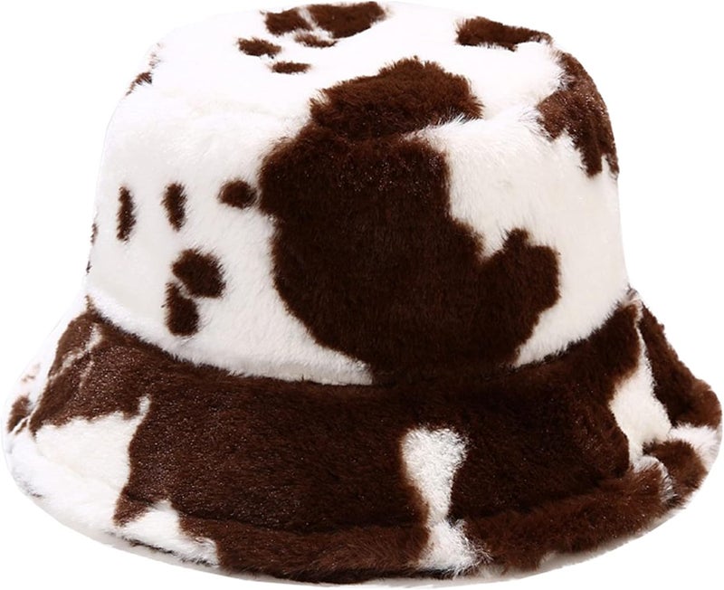 Women's Winter Faux Fur Fuzzy Warm Bucket Hat